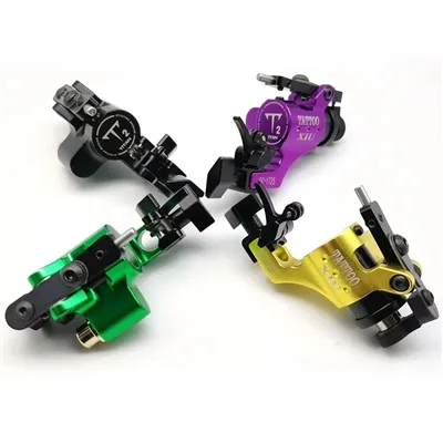 Процесс работы тату-машины